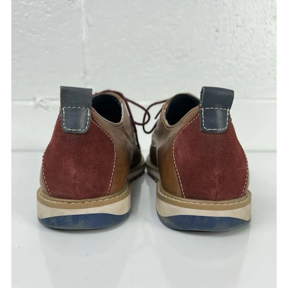 Pikolinos Berna Brown Leather Low Lace‎ Round Toe Oxford Shoes Men's 44 US 10.5